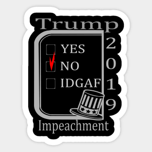 Impeachment 2019 - No Sticker